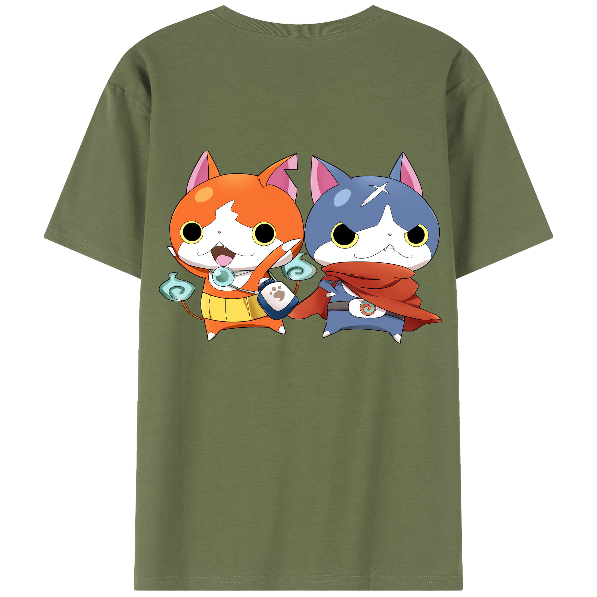 （画像用） 妖怪ウォッチ Yo-kai Watch 綿100％半袖Tシャツ（背面プリント）